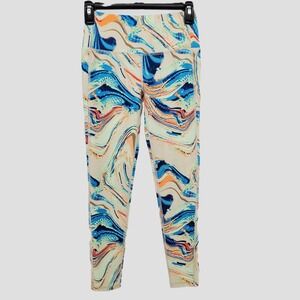 DSG Momentum Womens XS High Rise Leggings‎ Amped Up Multi Print Moisture Wicking
